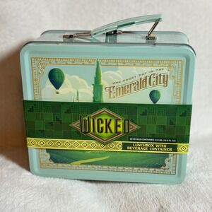 WICKED Metal Lunch Box with one Beverage Container 10.8 FL OZ. | Emerald‎ City
